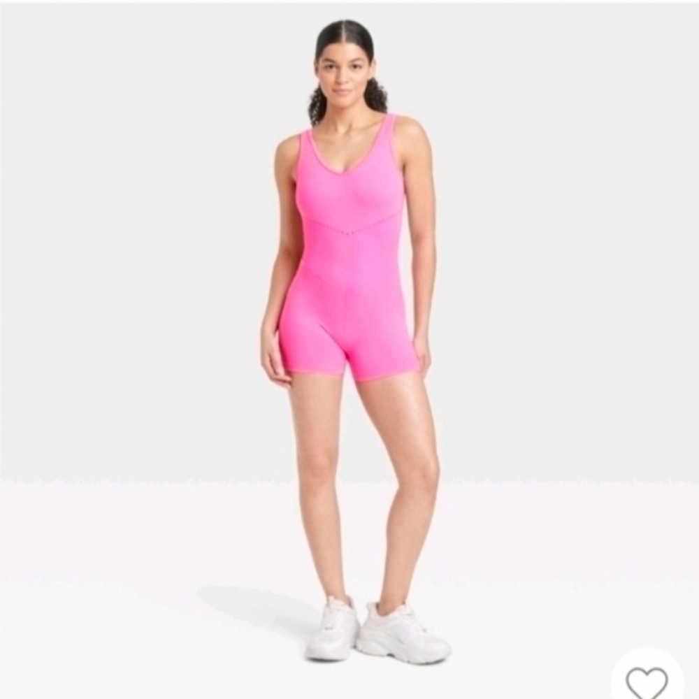 JoyLab Women's Stretch Seamless Short Active BodysuitSize MSizing: Womens